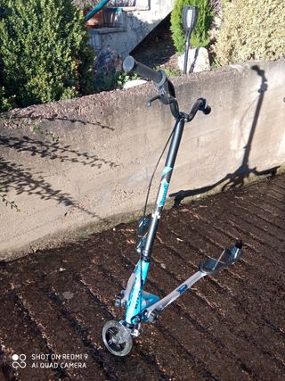 patinete scooter doble 3 ruedas 
