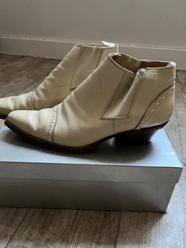 Botines cow boy beije