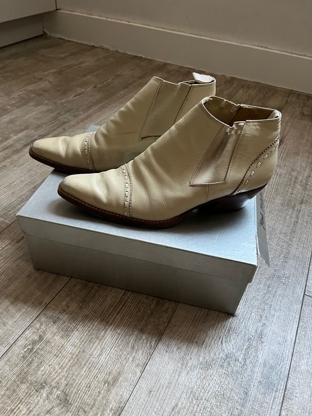 Botines cow boy beije