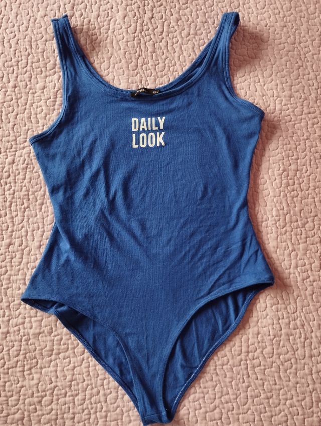 Body chica azul Bershka T.L