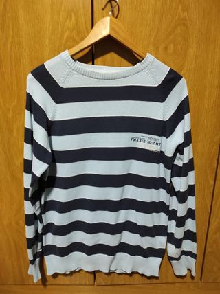 Jersey de rayas azul Clockhouse