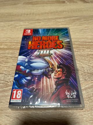 No more heroes 3 Nintendo switch precintado