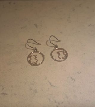 Pendientes de plata, de joyería, idénticos a Tous