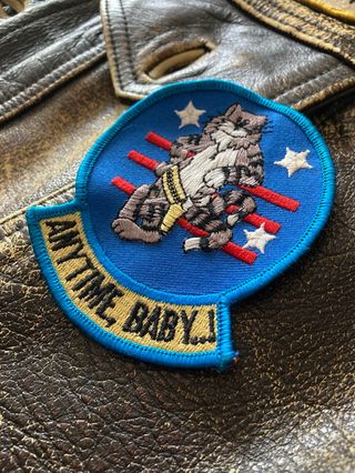 PARCHE PATCH US NAVY TOMCAT ANYTIME BABY!