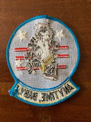 PARCHE PATCH US NAVY TOMCAT ANYTIME BABY!
