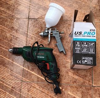 #PACK DE TALADRO BOSCH Y PISTOLA PINTAR NUEVA##
