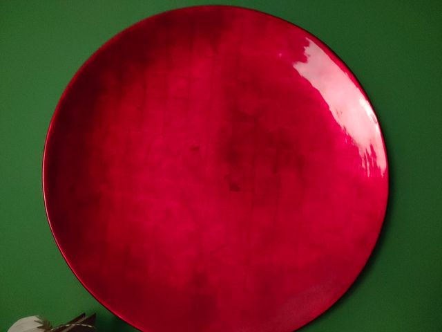 conjunto decoración rojo 4 piezas