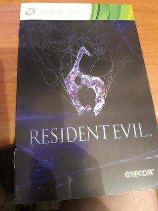 Manual Resident evil 6 xbox