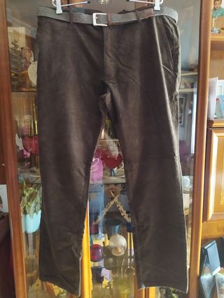 pantalón pana hombre talla 54