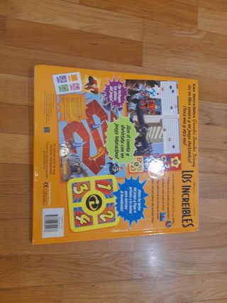 libro los increíbles, con sonidos