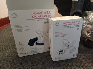 BUGABOO BUFFALO ALL BLACK + MAXI COSI CABRIO FIX
