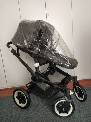 BUGABOO BUFFALO ALL BLACK + MAXI COSI CABRIO FIX
