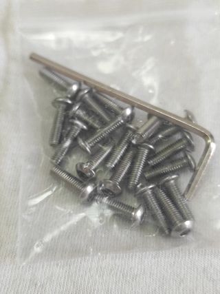 17 TORNILLOS TAPA BATERÍA XIAOMI PATÍNETE ELÉCTRIC
