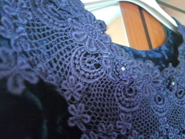 Blusón de terciopelo 