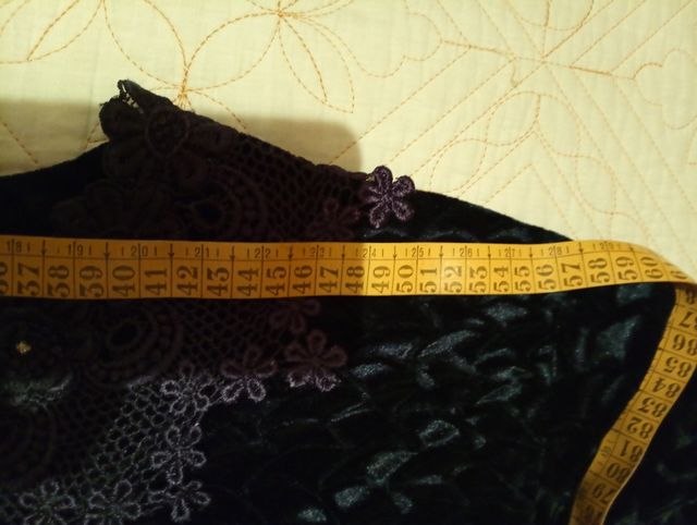 Blusón de terciopelo 