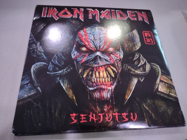 Iron Maiden Senjutsu triple vinilo gris