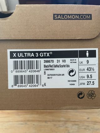 Botas Trekking Salomon X Ultra 3 GTX - 43 1\\/3 de segunda mano por 65 EUR  en Madrid en WALLAPOP