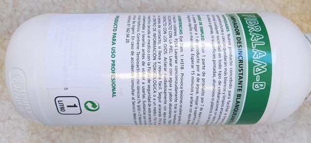 Limpiador de fibras autocaravana