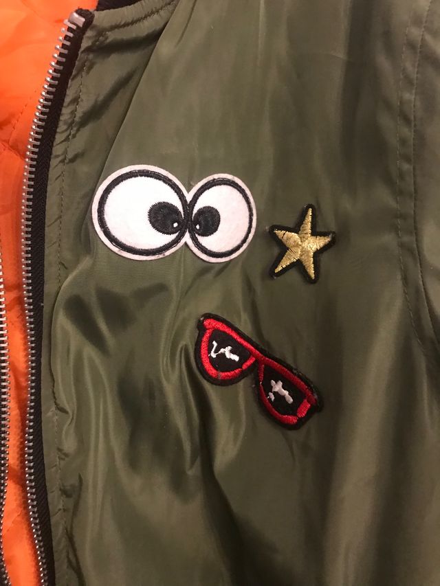 Chaquetón Niña talla 12/13 verde