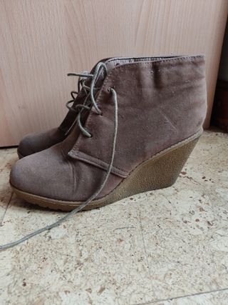 Botines de cuña Primark, talla 38