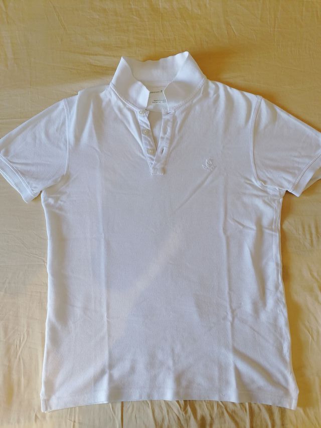 Polo Uomo Manica Corta Zara tg M - Bianco