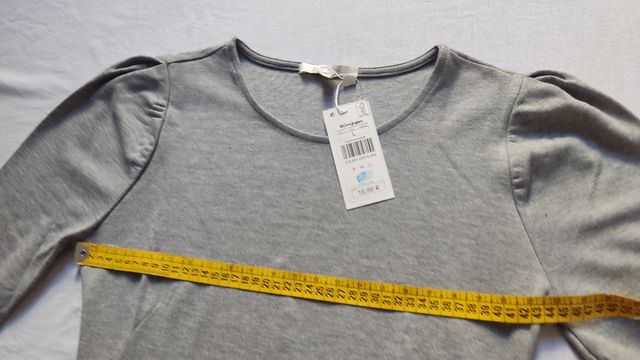 Vestido punto gris Easy Wear, sin estrenar