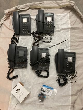 Lote 5 teléfonos Alcatel + diadema