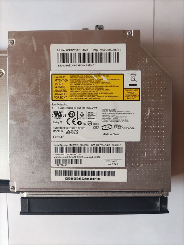 LOTE LECTORES DVD/CD PARA LAPTOP