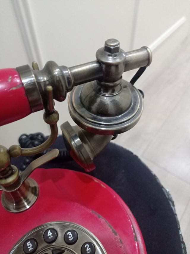teléfono retro para teléfono fijo