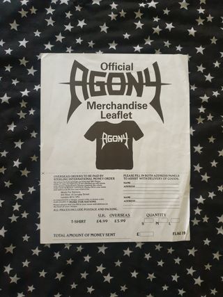 Agony disco vinilo