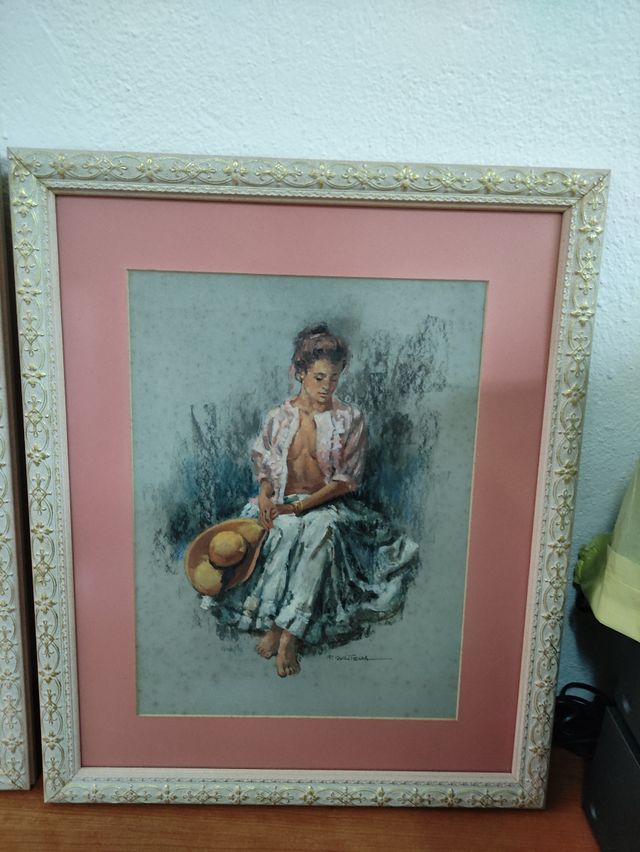 Cuadros dibujo mujer Rafael Cortiella