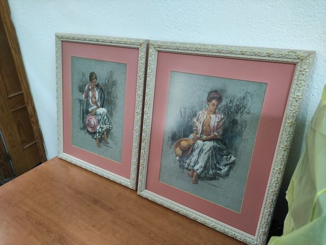 Cuadros dibujo mujer Rafael Cortiella