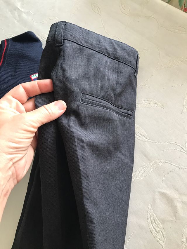 Pantalones de colegio tono Gris