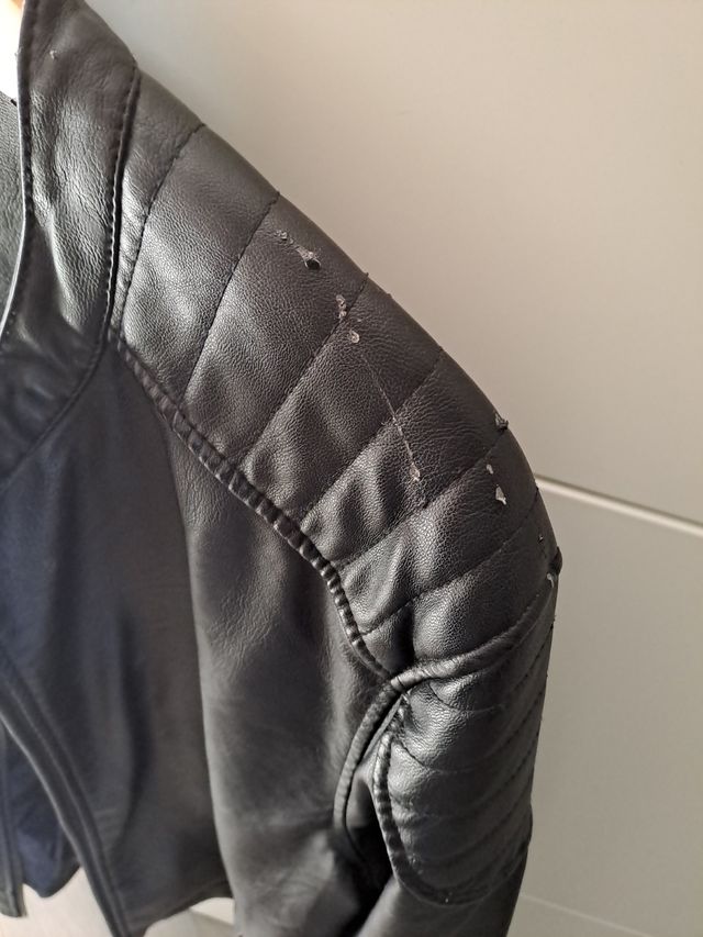 Cazadora polipiel hombre XL