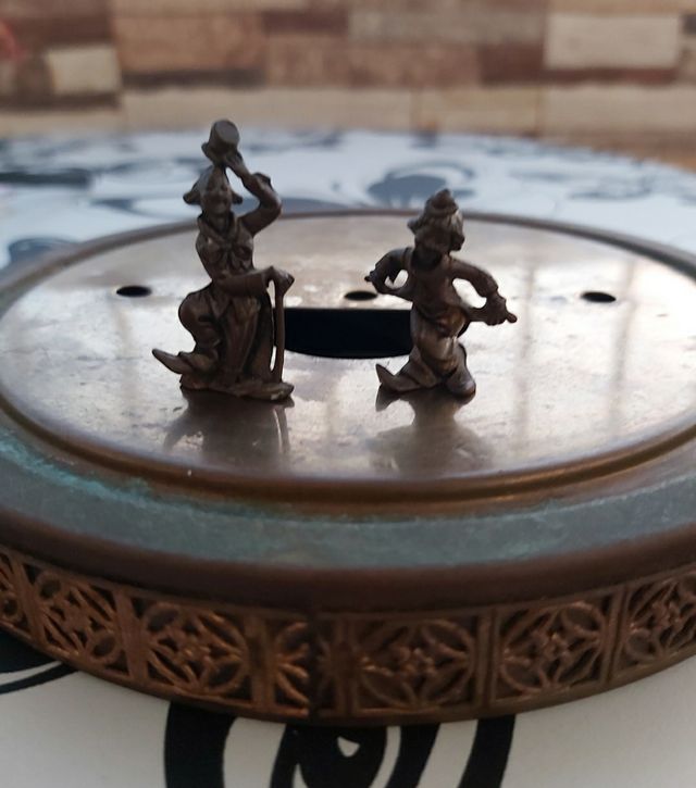 LOTE 2 PAYASOS VINTAGE ANTIGUOS MINIATURAS ÚNICAS 