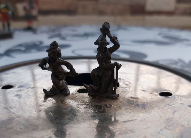 LOTE 2 PAYASOS VINTAGE ANTIGUOS MINIATURAS ÚNICAS 