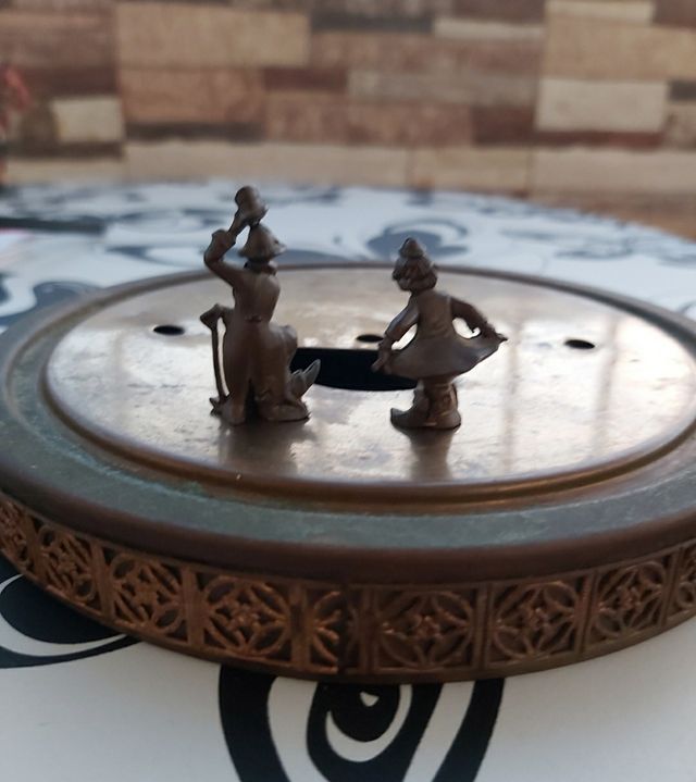 LOTE 2 PAYASOS VINTAGE ANTIGUOS MINIATURAS ÚNICAS 