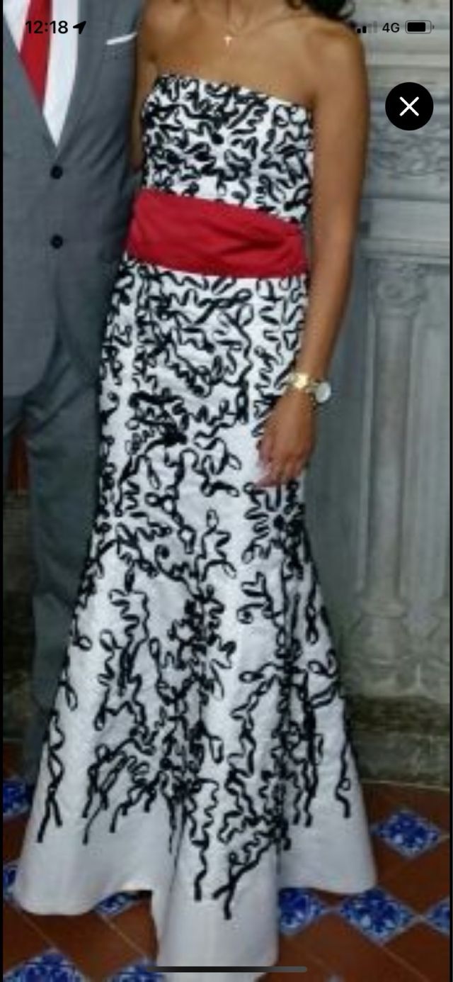 Vestido largo de fiesta