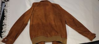 rebajado chaqueta de ante 