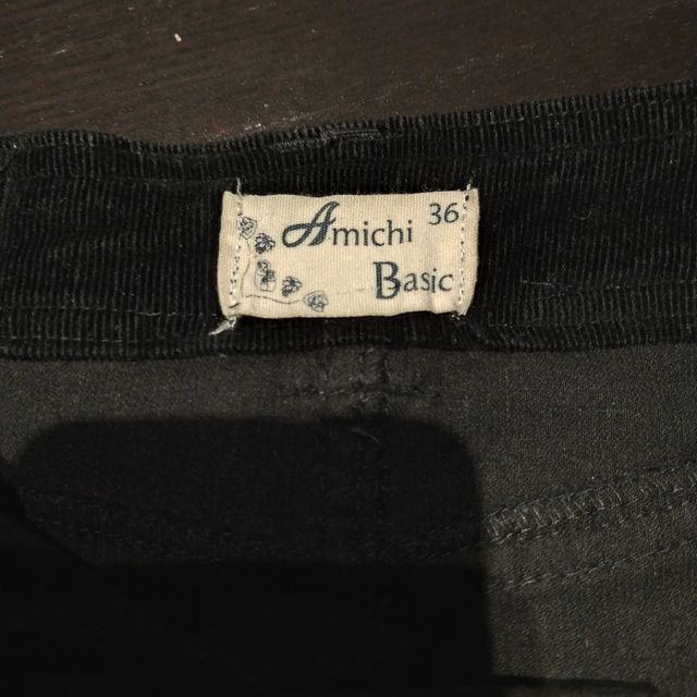 Falda mini pana elástica Amichi 