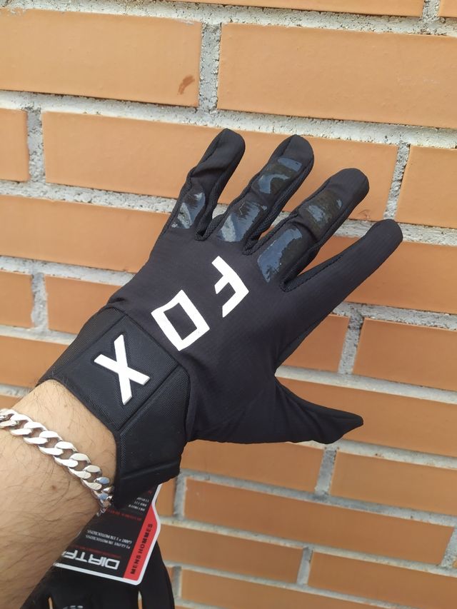 Guantes FOX DirtPaw negros Talla XL. Nuevos.ENVÍO!