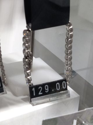Pulsera tenis de plata tamaño XL