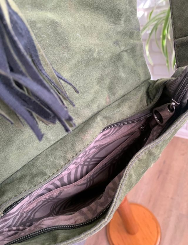 Borsa a tracolla verde