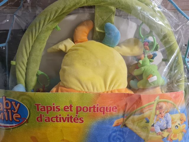 Alfombra y pórtico de actividades