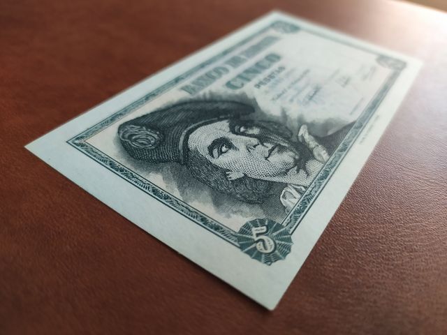 Billete de 5 pesetas 1948. SC