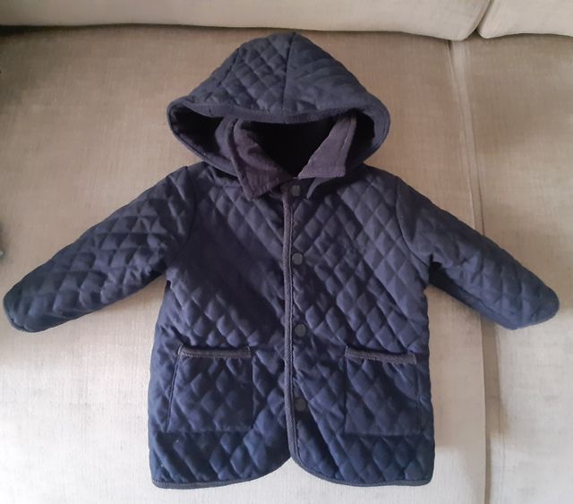 Chaqueta azul marino marca Tuttopiccolo talla 9-12