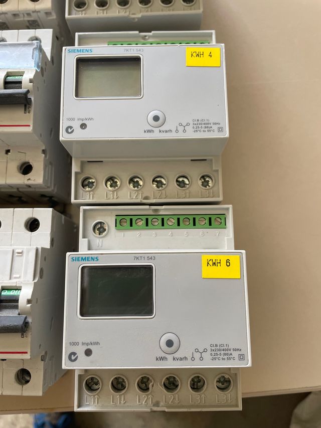 Magnetotérmicos, diferenciales y contadores 