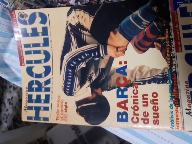 5 revista magazin del Hércules mensual 1996