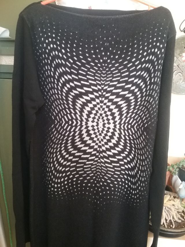 elegante vestido invierno talla l...xl,hay medidas