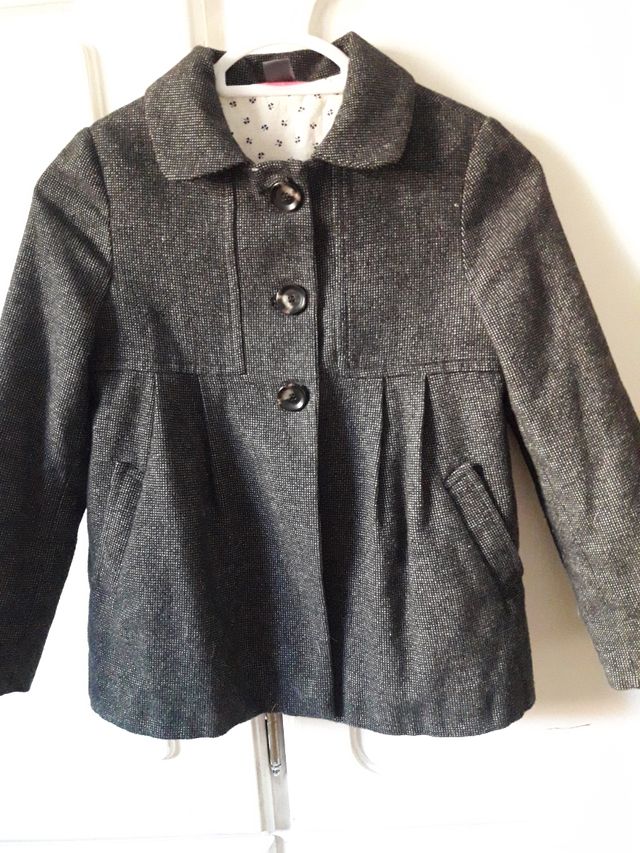 ABRIGO PAÑO NIÑA 5-6 AÑOS